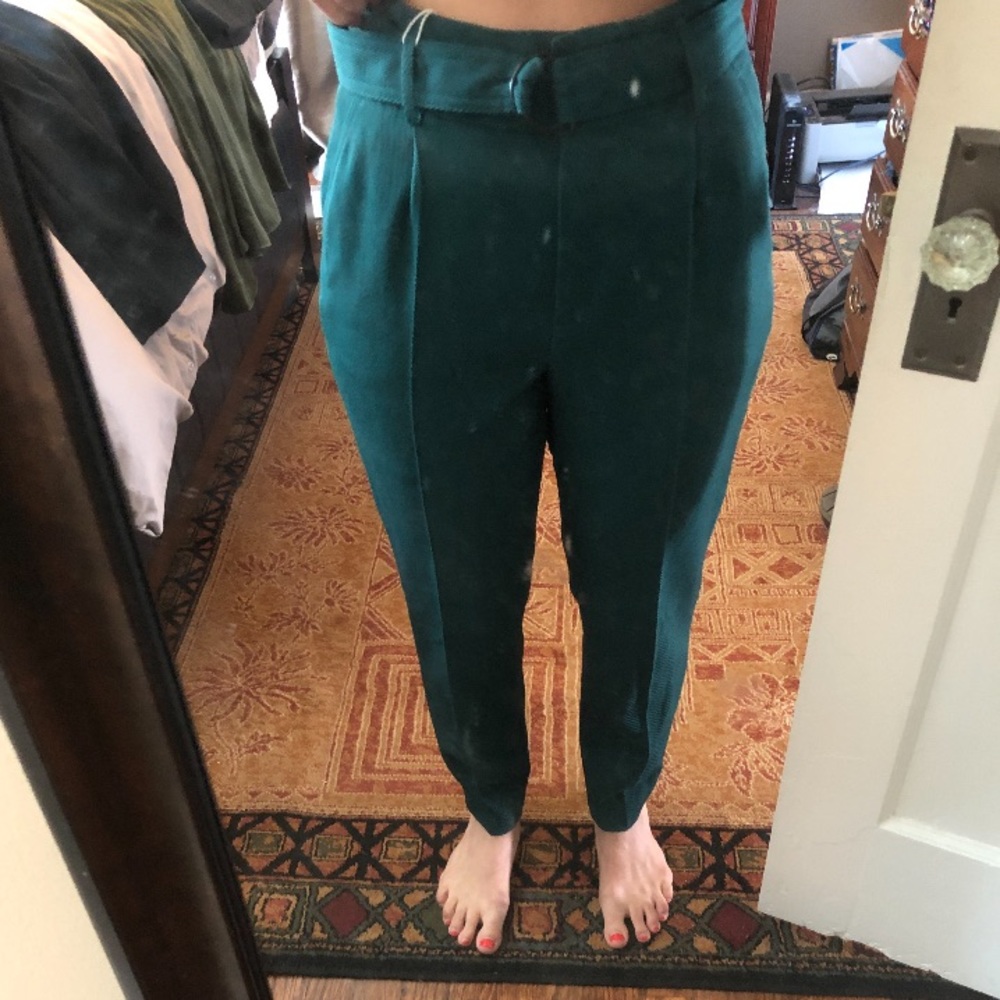 Akris Punto Green Slacks - Picture 7 of 9